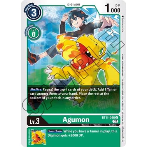 Agumon - BT11-046 - Uncommon - Single