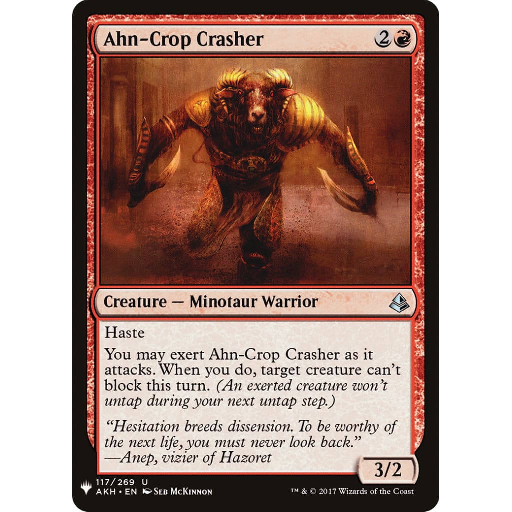 Ahn-Crop Crasher (PLST-AKH-117) - Single