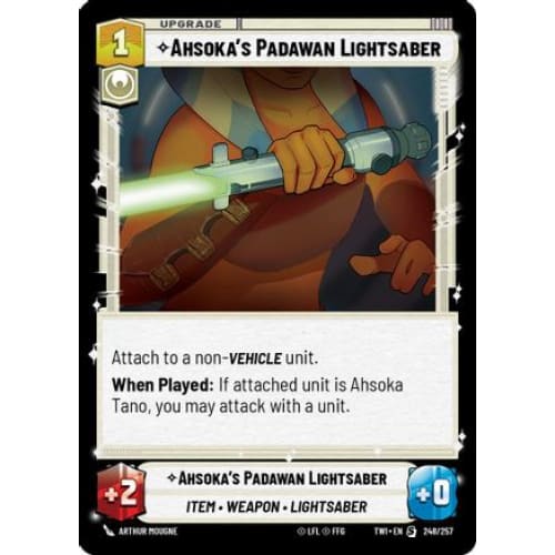 Ahsoka’s Padawan Lightsaber (248/257) - Single