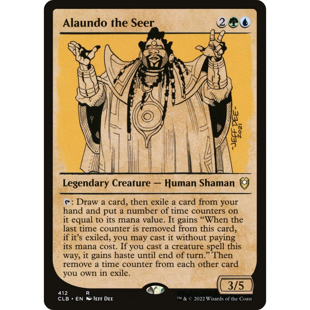 Alaundo the Seer (CLB-412) foil - Single