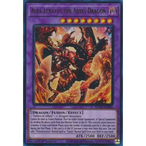 Alba-Lenatus the Abyss Dragon - MP23-EN080 Ultra Rare 1st