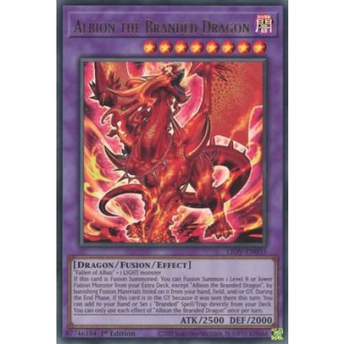 Albion the Branded Dragon (LIOV-EN033) Ultra Rare 1st