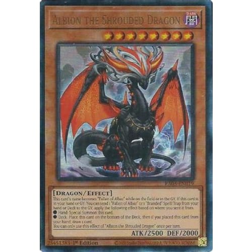 Albion the Shrouded Dragon (Ultimate Rare) - RA05-EN019