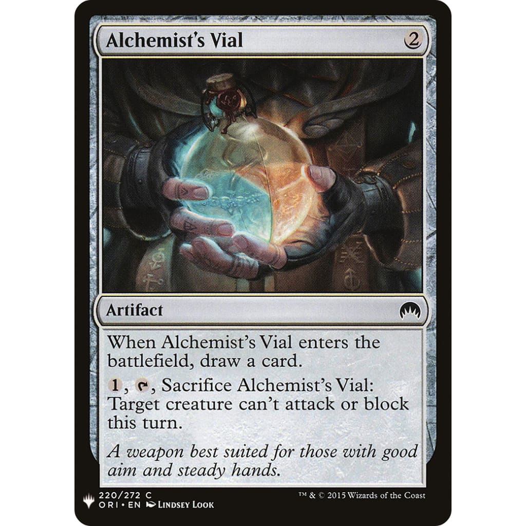 Alchemist’s Vial (PLST-ORI-220) - Single