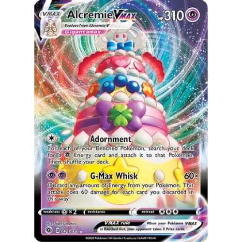 Alcremie VMAX (023/073) Holo Rare Holofoil - Single