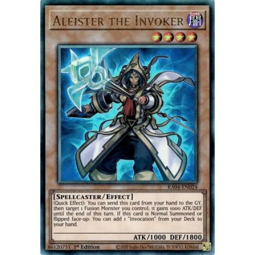 Aleister the Invoker (Alternate Art) (PUR) - RA04-EN024