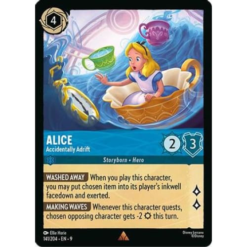 Alice - Accidentally Adrift (141/204) - Fabled Cold Foil