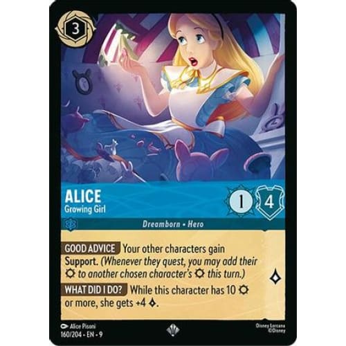 Alice - Growing Girl (160/204) - Fabled - Single