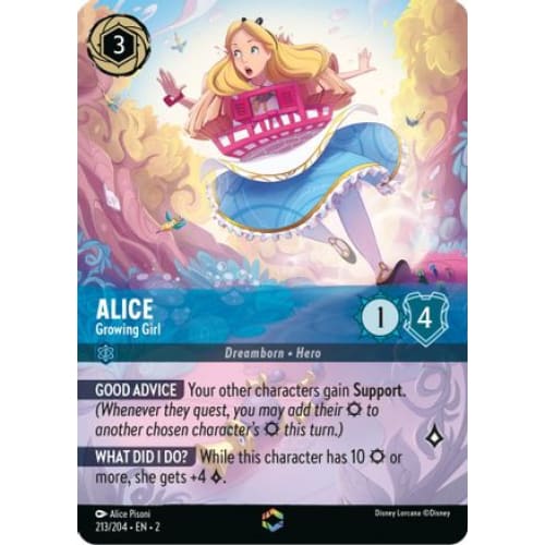 Alice - Growing Girl (Alternate Art) (213/204) - Rise