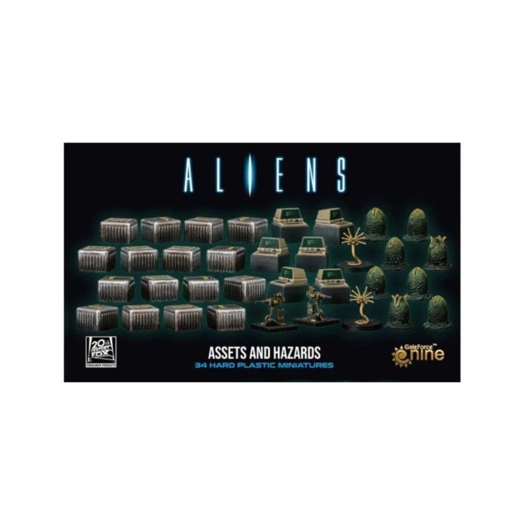 Aliens: Assets and Hazards Miniatures Set - Board Games