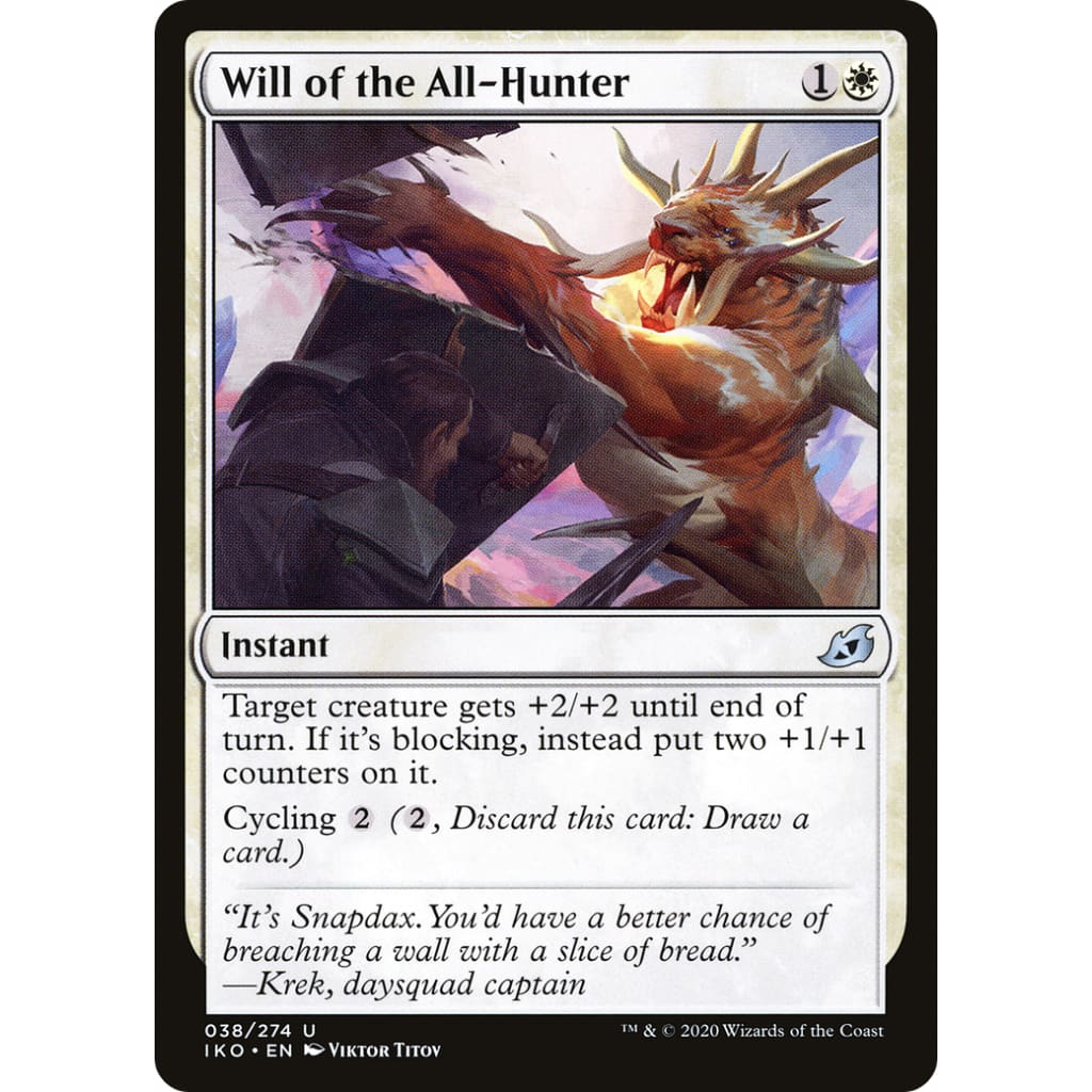 Will of the All-Hunter (IKO-038) - Single