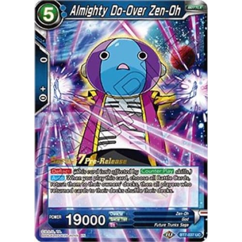 Almighty Do-Over Zen-Oh (Assault of the Saiyans Pre-Release