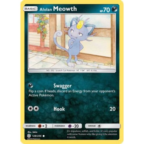Alolan Meowth (128/236) Common - Single