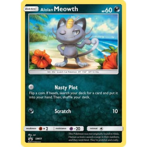 Alolan Meowth (SM51/248) Promo Holofoil - Single