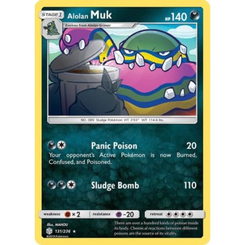 Alolan Muk (131/236) Rare Classic - Single