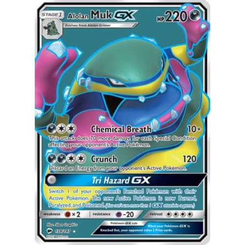 Alolan Muk-GX (138/147) Ultra Rare Holofoil - Single