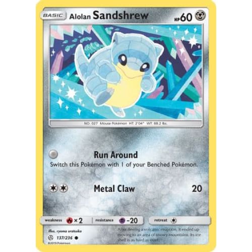 Alolan Sandshrew (137/236) Common - Single