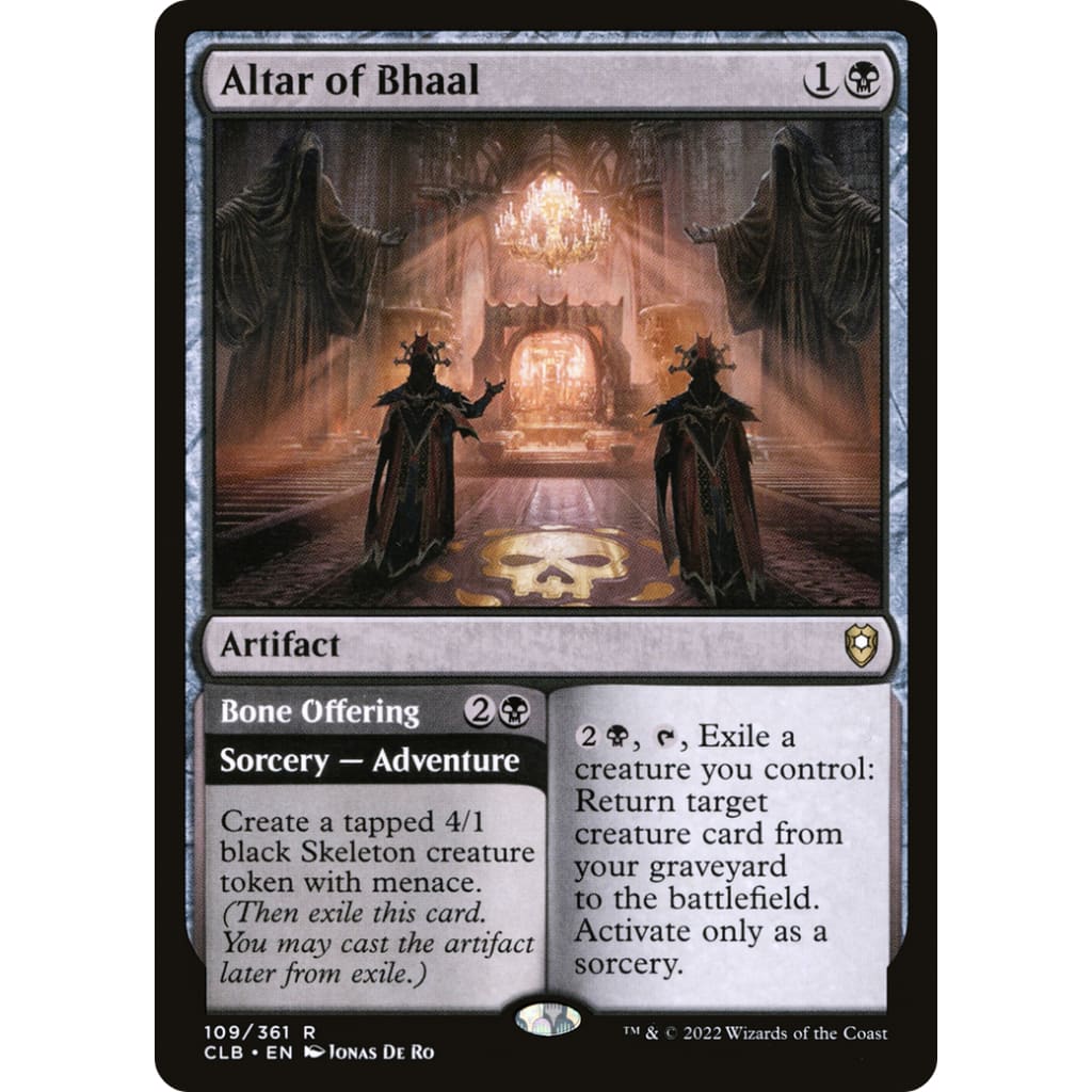 Altar of Bhaal // Bone Offering (CLB) Foil - Single