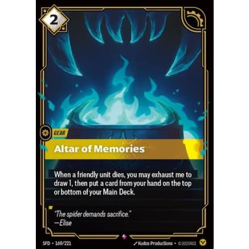 Altar of Memories (169/221) - Spiritforged Foil - Single