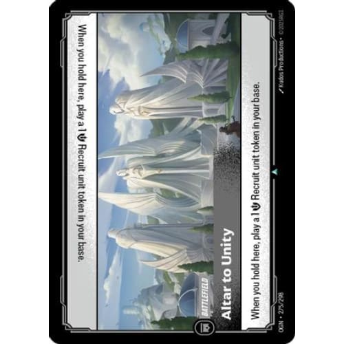 Altar to Unity (275/298) - Origins - Single
