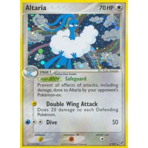 Altaria (001/107) Holo Rare Reverse Holofoil - Single