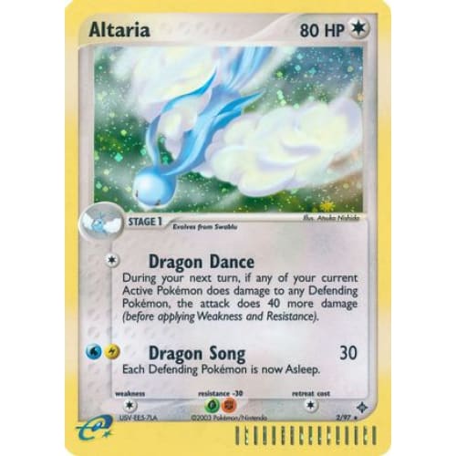 Altaria (002/097) Holo Rare Holofoil - Single