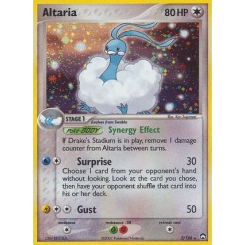Altaria (002/108) Holo Rare Holofoil - Single