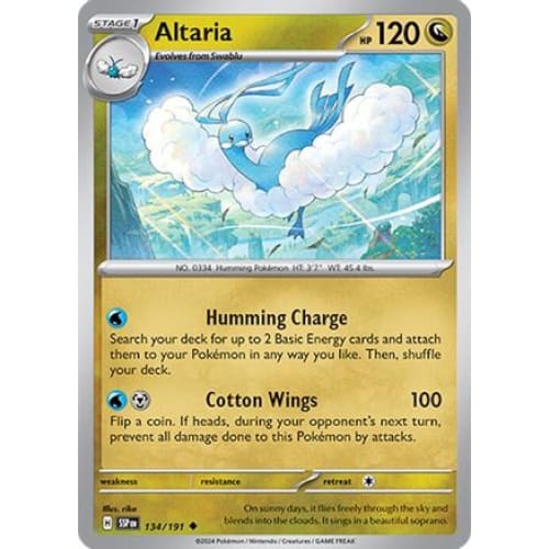 Altaria (134) Uncommon Reverse Holofoil - Single