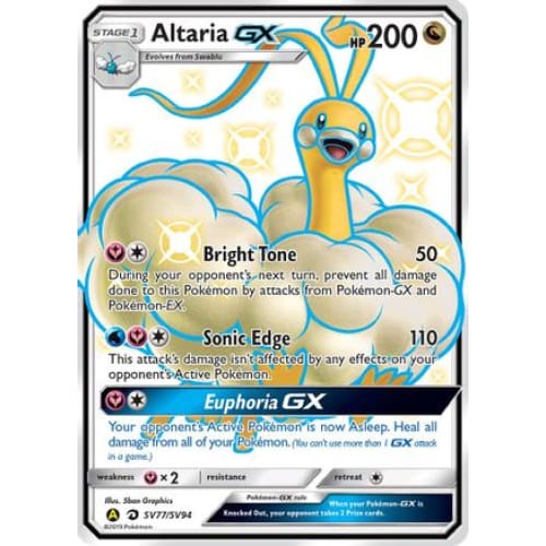 Altaria-GX (SV77/094) Rare Shiny GX Holofoil - Single