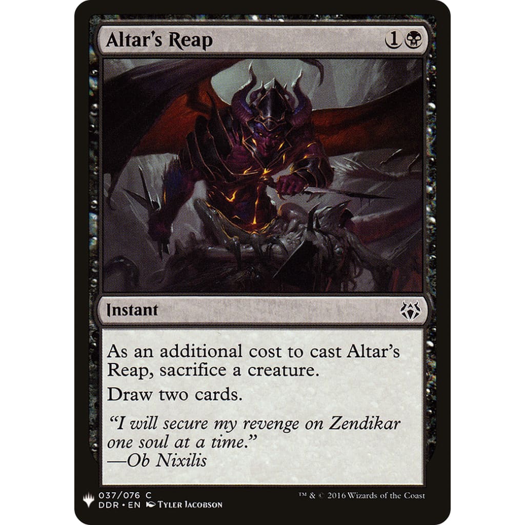 Altar’s Reap (PLST-DDR-37) - Single