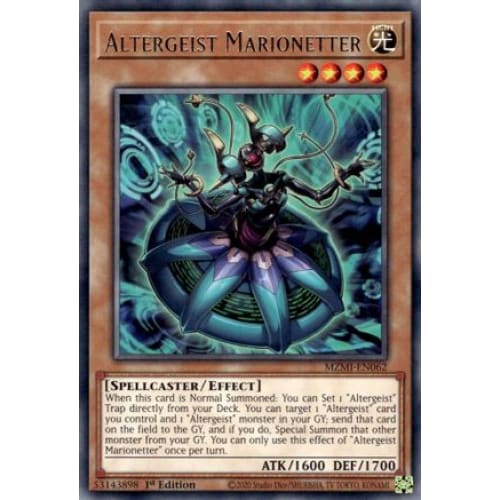 Altergeist Marionetter - MZMI-EN062 Rare 1st Edition