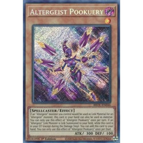 Altergeist Pookuery (BROL-EN046) Secret Rare 1st Edition