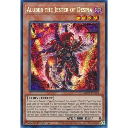 Aluber the Jester of Despia (MP22-EN123) Prismatic Secret