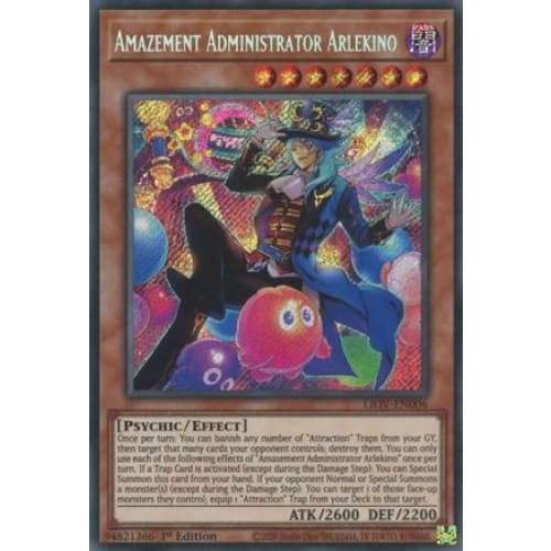 Amazement Administrator Arlekino (LIOV-EN006) Secret Rare
