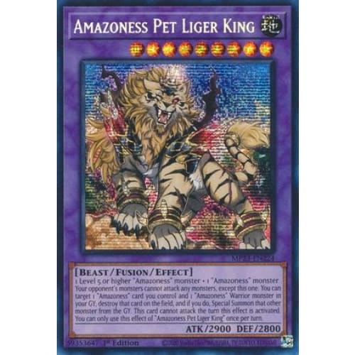 Amazoness Pet Liger King - MP23-EN224 Prismatic Secret Rare