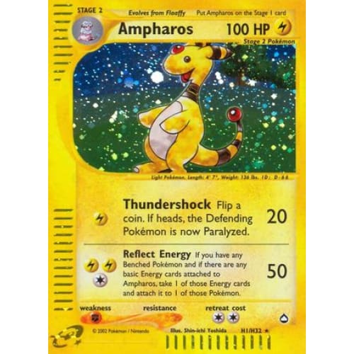 Ampharos (0H1/147) Holo Rare Holofoil - Single