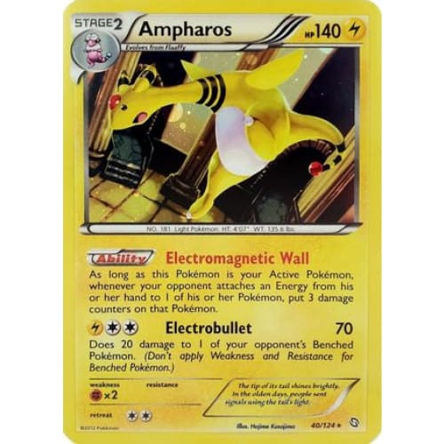 Ampharos - 40/124 (Cosmos Holo) (40) Promo - Single