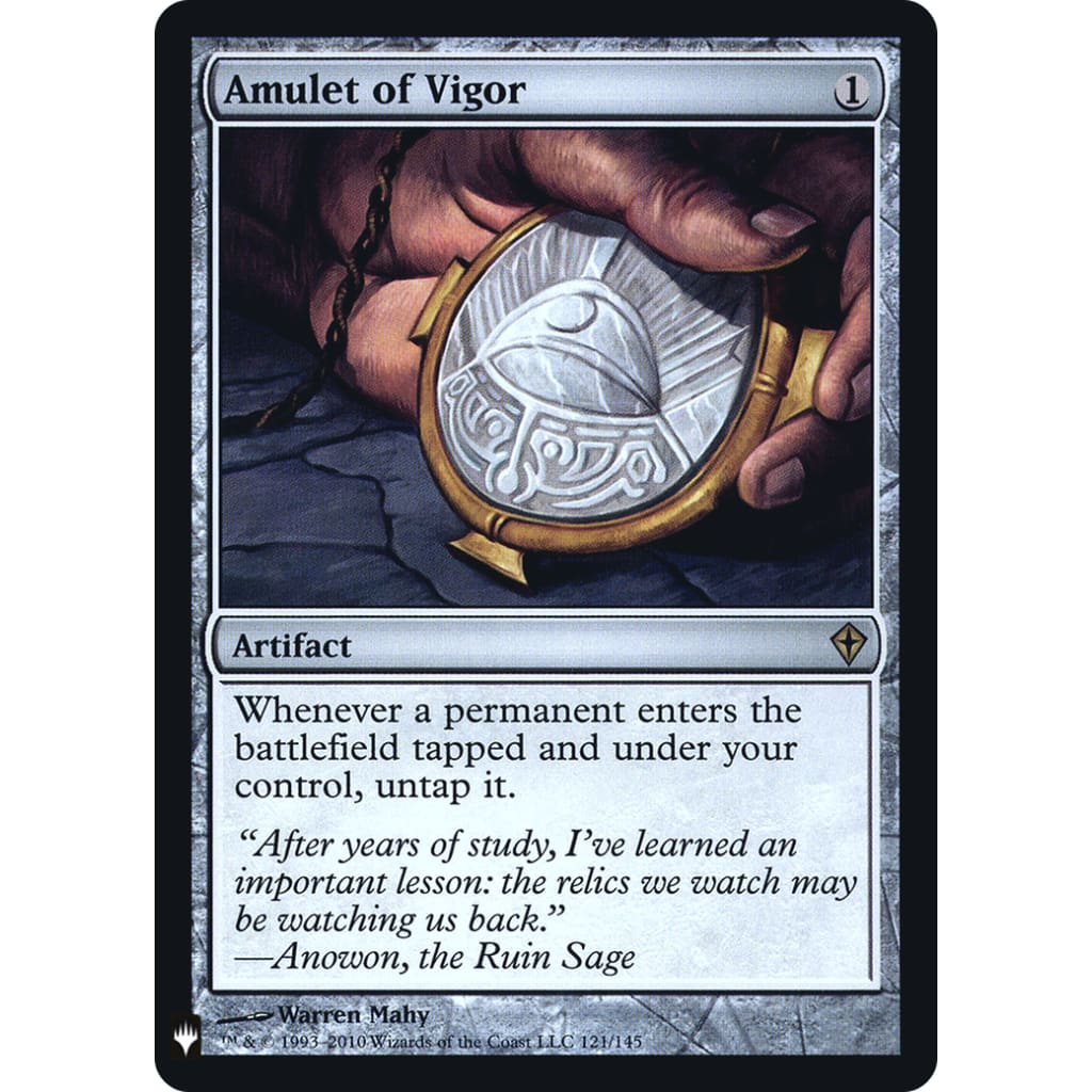 Amulet of Vigor (PLST-WWK-121) Foil - Single