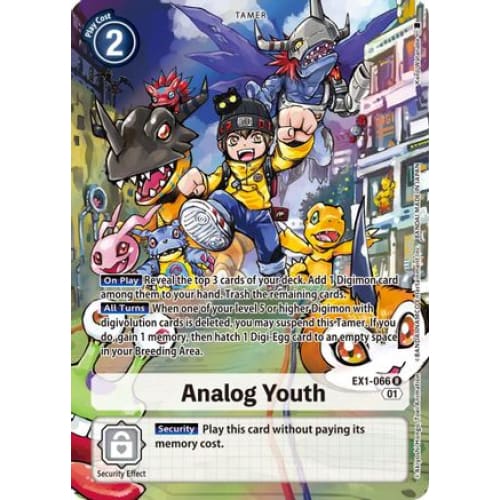 Analog Youth (Alternate Art) (EX1-066 R) Rare Foil - Single