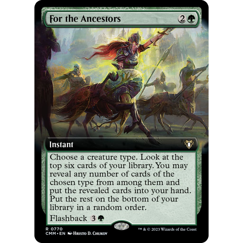 For the Ancestors (CMM-770): (Extended Art) Foil - Single