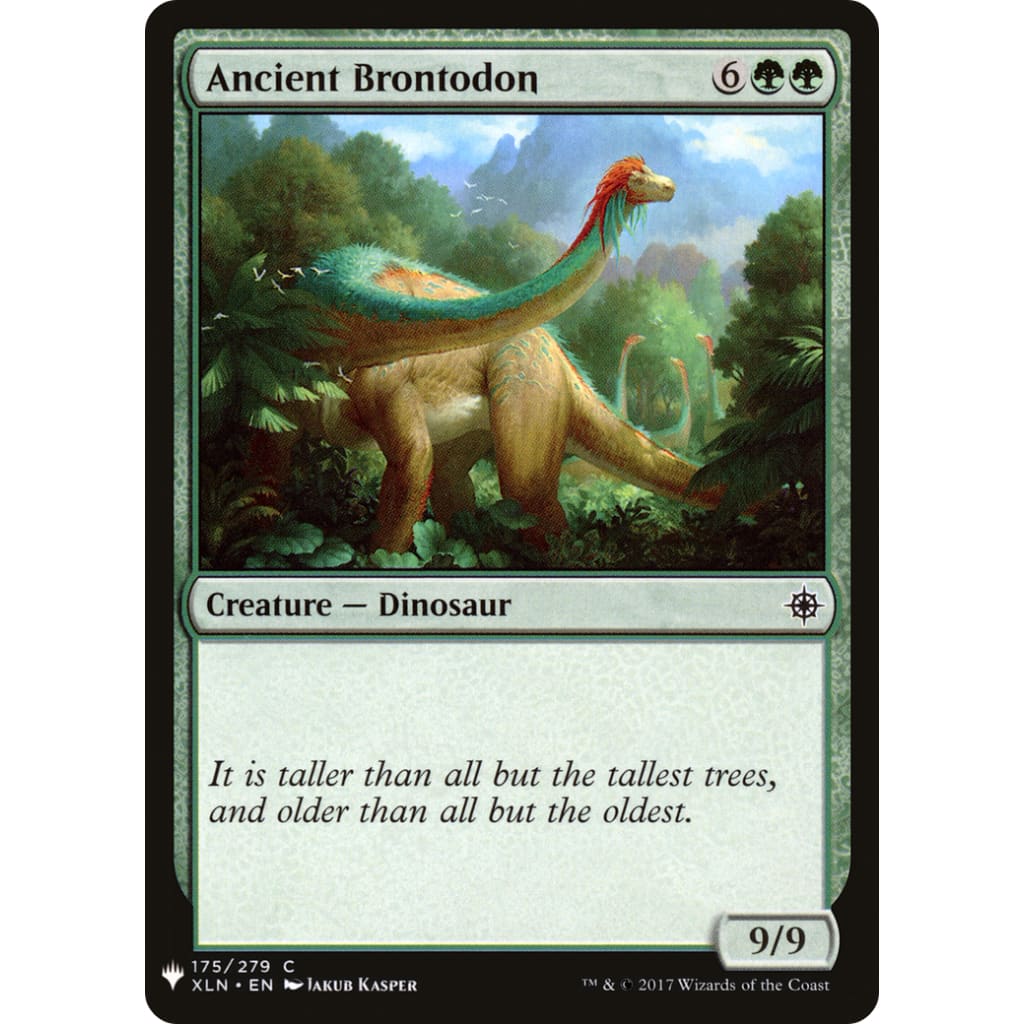 Ancient Brontodon (PLST-XLN-175) - Single