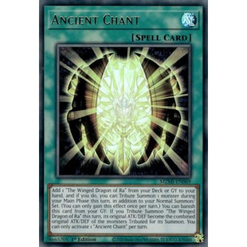 Ancient Chant - MZMI-EN069 Ultra Rare 1st Edition - Single