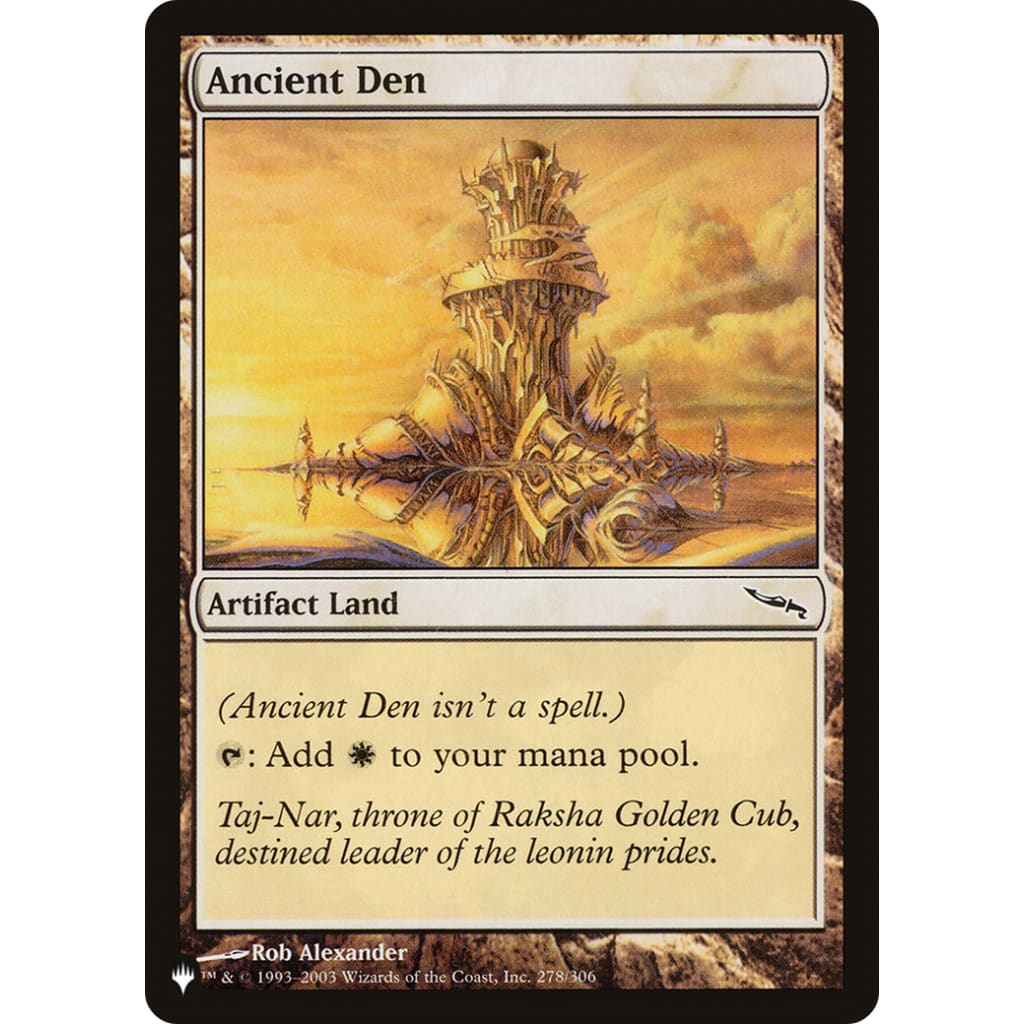 Ancient Den (PLST-MRD-278) - Single