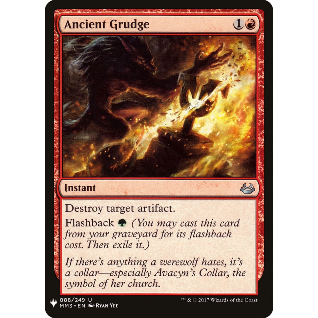 Ancient Grudge (PLST-MM3-88) - Single