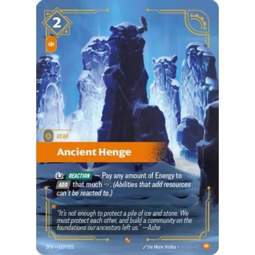 Ancient Henge (117/221) - Spiritforged Foil - Single