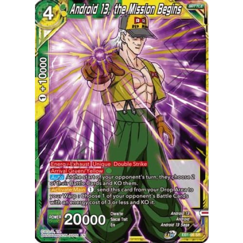 Android 13 the Mission Begins (Battle Evolution Booster)