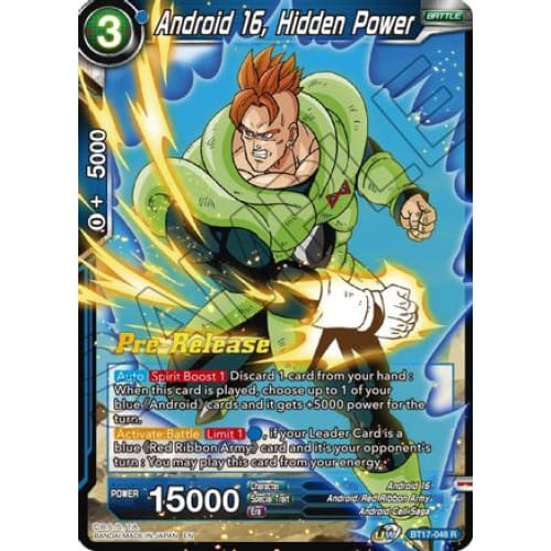 Android 16 Hidden Power (Ultimate Squad Pre-Release Cards)