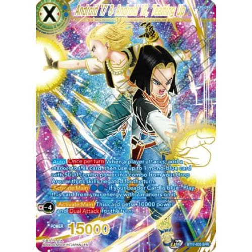 Android 17 & 18 Teaming Up (SPR) (Ultimate Squad) Foil