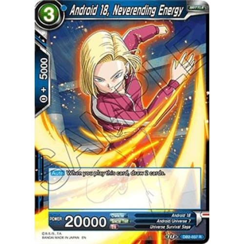 Android 18 Neverending Energy (Draft Box 05 - Divine