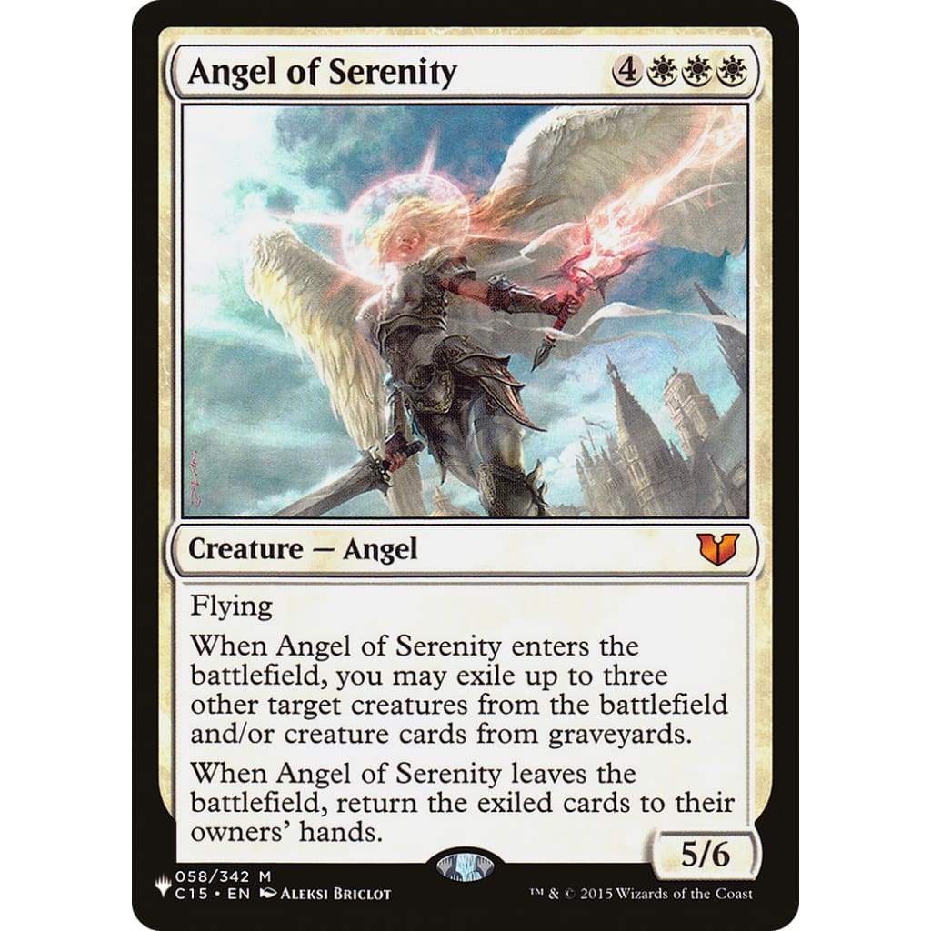 Angel of Serenity (PLST-C15-58) - Single